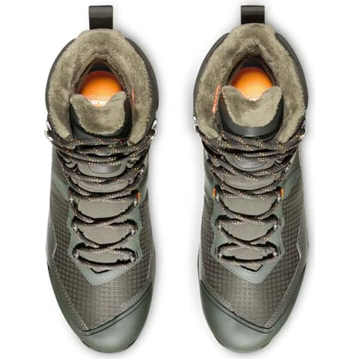 MAMMUT Blackfin III Mid DT, Wanderschuhe mit Vibram-Sohle, wasserdicht und isoliert, dunkelgrün – Bild 5