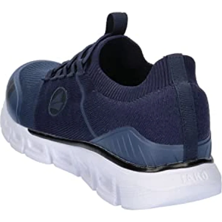 JAKO Unisex Sneaker Premium Knit, Laufschuhe mit ShockAbsorb EVA-Zwischensohle, atmungsaktivem AirFlow Mesh und Ortholite-Einlagen, marine/darkblue, Größe 46 – Bild 4