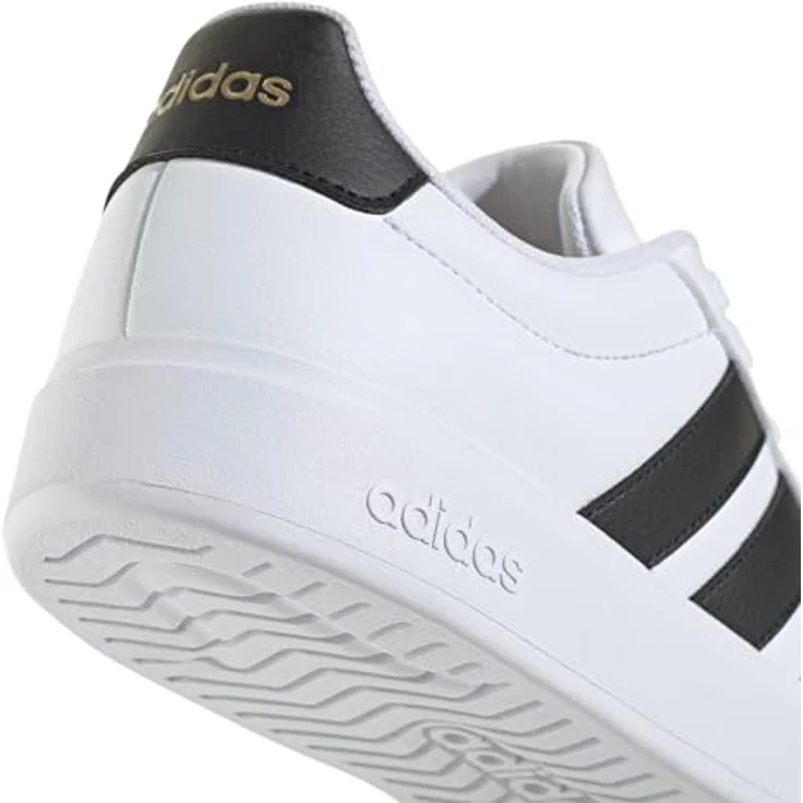 Adidas STREETTALK Damen Sneaker, weiß, Gr. 7, strapazierfähiges Synthetikleder, Gummi-Cupsohle – Bild 4