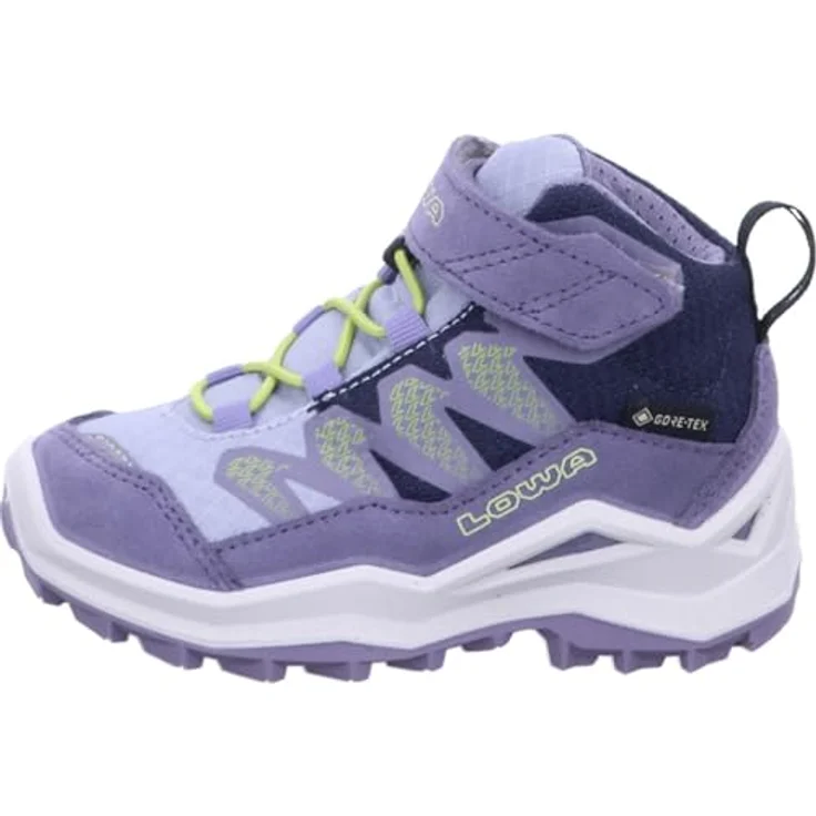 Lowa MADDOX PRO GTX MID VC JR Trekkingschuh für Kinder, flieder/pflume, mit wasserfester GORE-TEX Membran und praktischem Klettverschluss – Bild 2