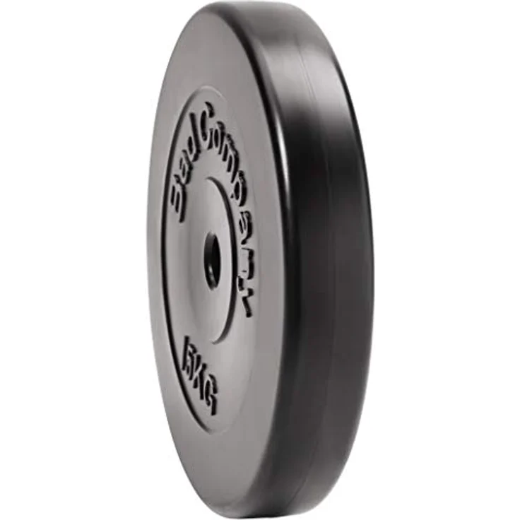 Bad Company Hantelscheiben 30/31 mm Kunststoff 2 x 15 kg I Gewicht 15kg Paarweise I Gewichte für Langhantel und Kurzhantel – Bild 3