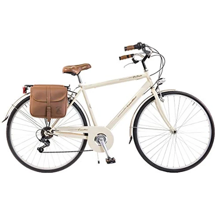 Via Veneto by Canellini Fahrrad Rad Citybike CTB Herren Vintage Retro Stahl (Beige, 54) – Bild 1