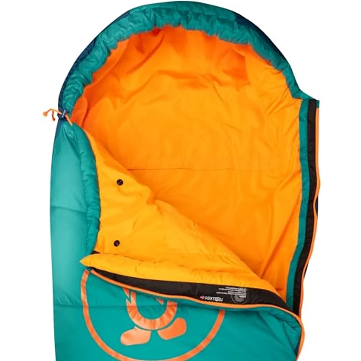Trollkids Kid's Femund 3in1, Schlafsack für Kinder mit Fleece-Innenschlafsack, Sea Green und Madeira Blue – Bild 6