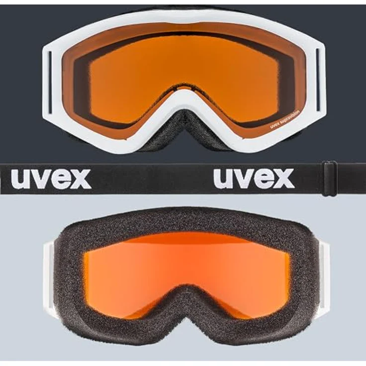 Uvex speedy pro - Skibrille für Kinder - kontrastverstärkend - vergrößertes, beschlagfreies Sichtfeld - weiß – Bild 4