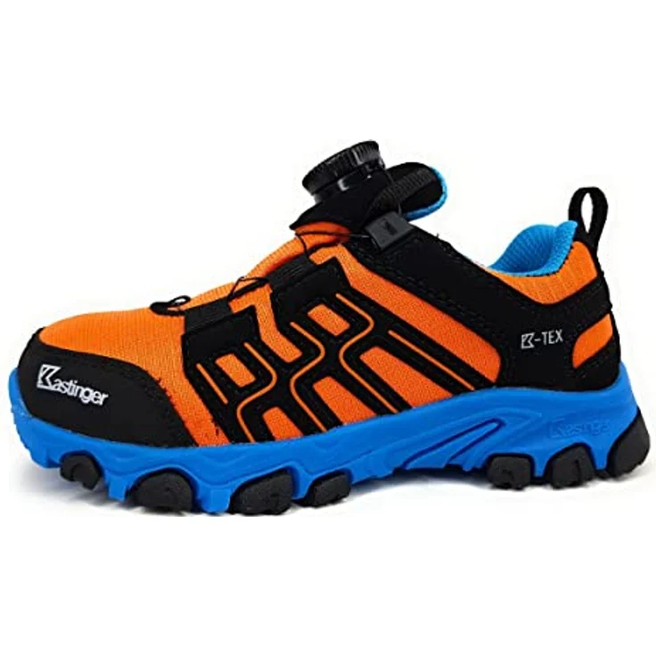 Kastinger Wanderschuhe Kunstleder/Textil, Größe 35 EU, orange, mit Drehverschluss und Gummisohle – Bild 1