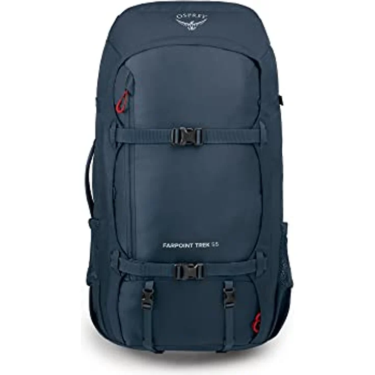 Osprey Farpoint Trek 55 Herren Rucksack (1 Stück), belüftetes Airspeed-Trampolin-Rückensystem – Bild 2