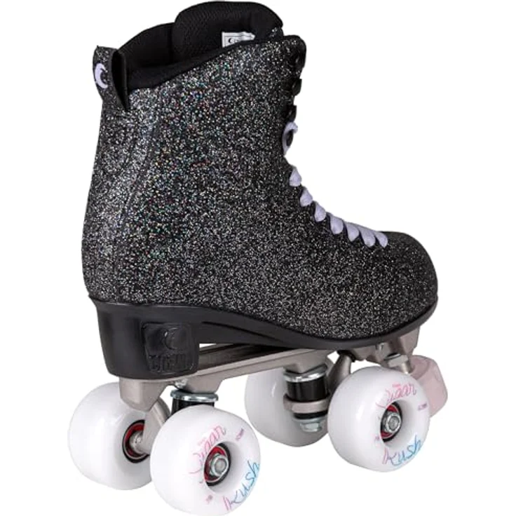 Chaya Melrose Deluxe Starry Night, Rollschuhe in Weiß, EU 36, mit Galaxy-Platte und Sugar Rush 62mm Rädern – Bild 3