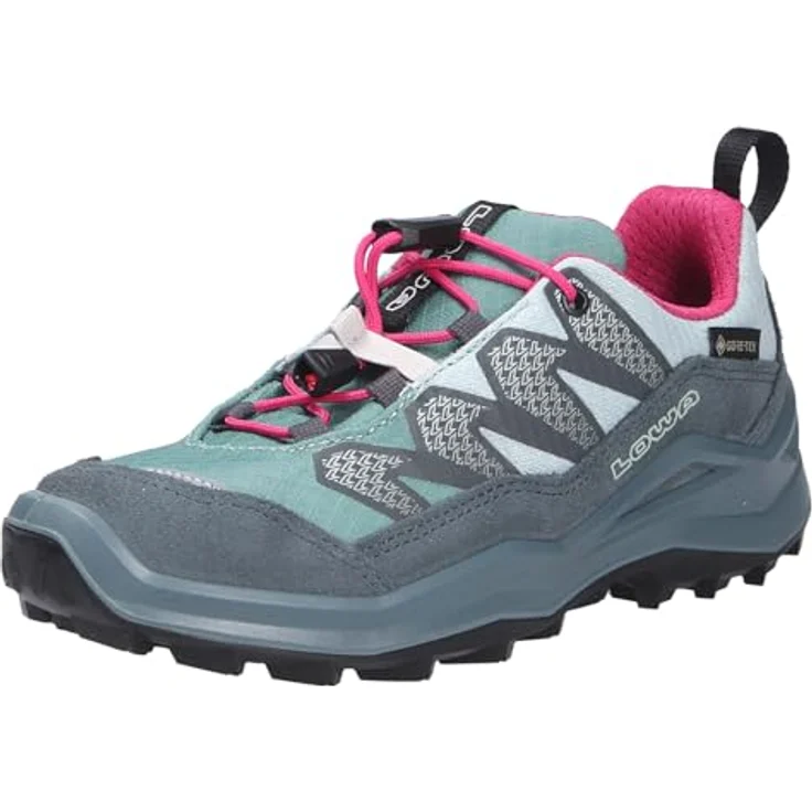 Lowa Mädchen Halbschuh MADDOX PRO GTX LO JR, multifunktionale Wanderschuhe mit GORE-TEX, grün, Größe EUR 35 – Bild 1