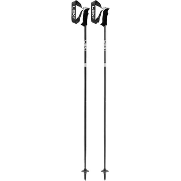 Leki Elite Lady, Skistöcke aus Aluminium (14 mm) mit Thermogriff und Stahlspitze, 105 cm – Bild 1