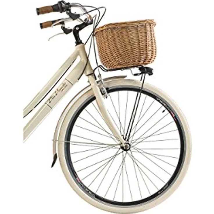 Via Veneto by Canellini Fahrrad Citybike CTB Damen Vintage Retro Via Veneto Aluminium (Creme, 50) - 28" Rad, Shimano TX50 6-Gang Schaltung, leichtes Rahmen aus Aluminium – Bild 3