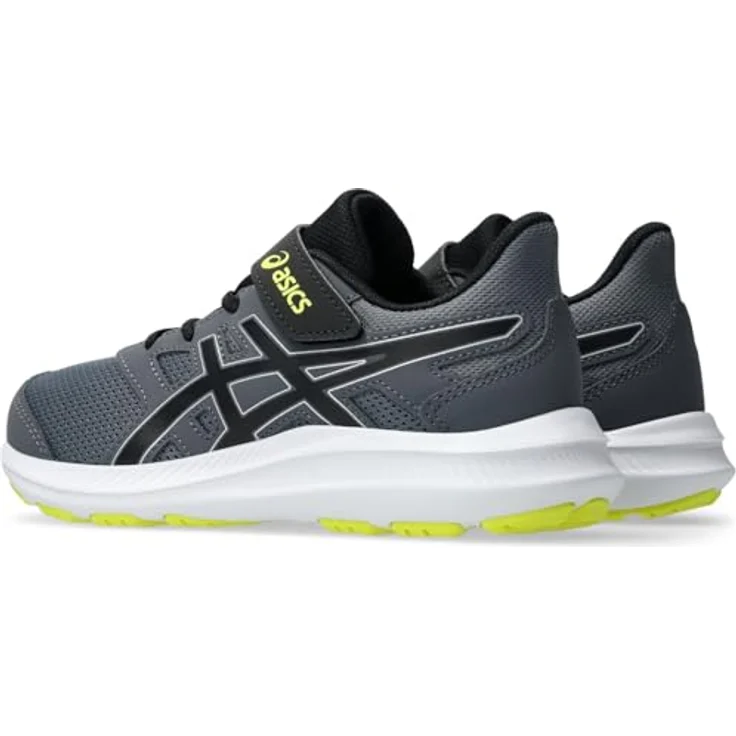 Asics Laufschuhe 1014A299-020, neutrale Kinder Sportschuhe mit atmungsaktivem Mesh, CARRIER GREY/BLACK, Größe 31.5 – Bild 6