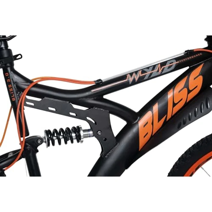 WYLD Mountainbike Fully 26'' Bliss, 21 Gänge, RH 47 cm, sportliches Design, mechanische Scheibenbremsen, geeignet für Körpergröße 170-185 cm – Bild 8