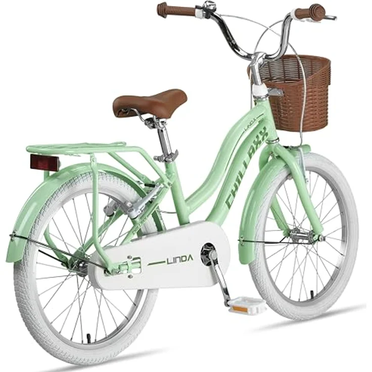 Chillaxx Bike Linda Premium Kinder City Bike in 20 Zoll - Fahrrad für Mädchen, Jungen, geeignet für 6-11 Jahre (Mint-Grün), Leichtes Kinderfahrrad mit modernem Design – Bild 3