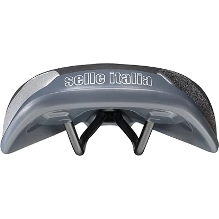 Selle Italia ST5 Flow, Fahrradsattel mit Gelpolsterung und Druckentlastung, Hi-Viz-Einsätze für erhöhte Sicherheit – Bild 4