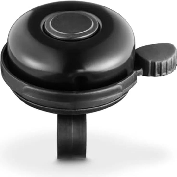 Hama Fahrradklingel große Glocke, 5,5 cm, klassische Retro-Design, Schwarz, geeignet für Lenker Ø 2,22 cm – Bild 2
