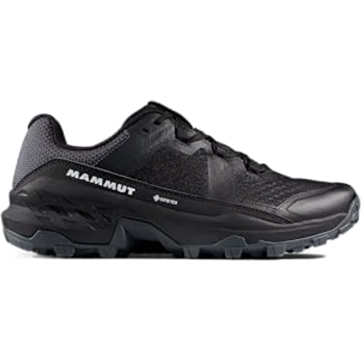 Mammut Girun II Low GTX, Herren Wanderschuhe, wasserdicht, leicht, Schwarz, Größe 47.5 – Bild 2