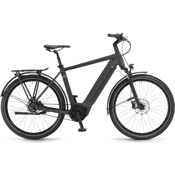 Winora Sinus R5f Gent E-Bike, 27,5'', 625Wh, torfbraun, mit Bosch Performance Motor und Shimano Komponenten