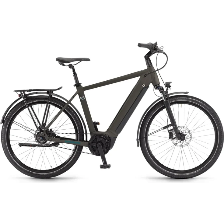 Winora Sinus R5f Gent E-Bike, 27,5'', 625Wh, torfbraun, mit Bosch Performance Motor und Shimano Komponenten
