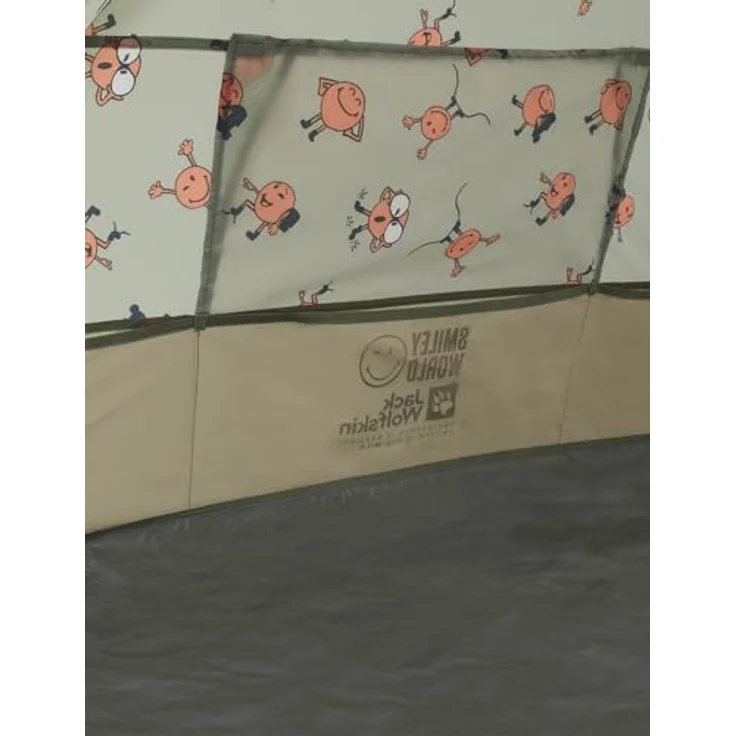 Jack Wolfskin Smileyworld Shelter 3, Strandzelt für 3 Personen, 2.68 kg, leicht aufzustellen, sonnensicher – Bild 8