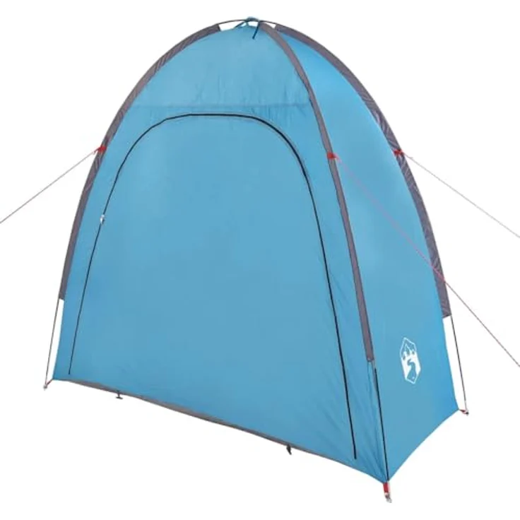 vidaXL Beistellzelt, lagerzelt mit Stauraum, wasserdicht und tragbar, Blau 185T Polyester – Bild 1