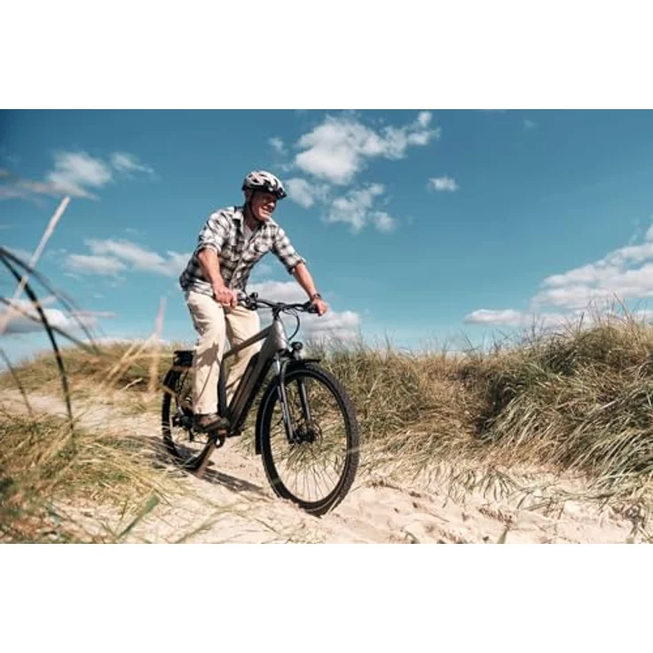 Fischer E-ATB Active Terra 2.2, Elektrofahrrad für Damen und Herren, 459Wh Heckmotor 50Nm, 48V, RH 55, hydraulische Scheibenbremse, 8 Gänge, 90 Lux Beleuchtung – Bild 3