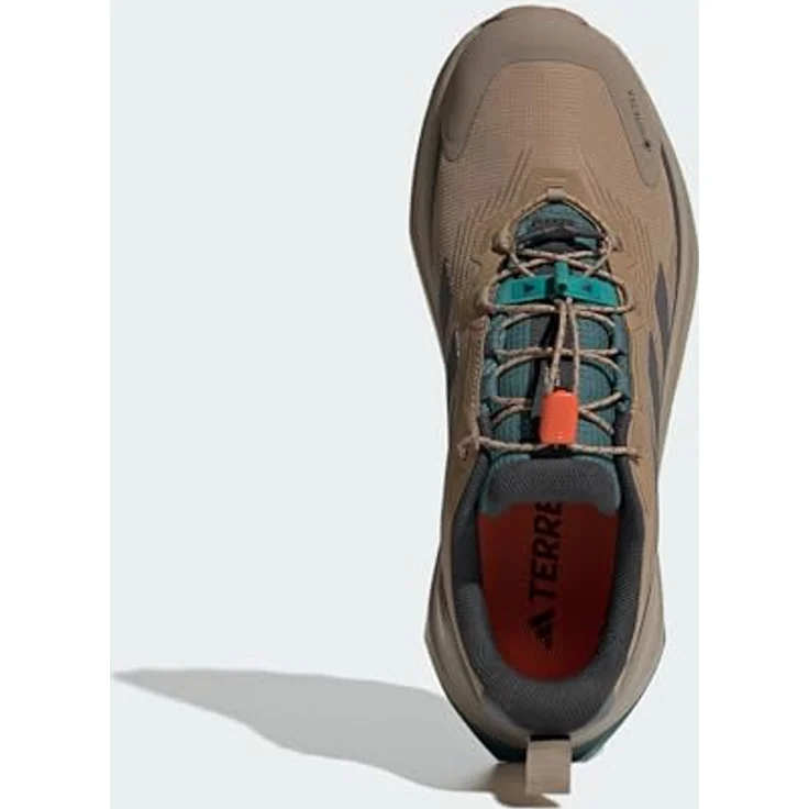 adidas Terrex Trailmaker 2 Gore-Tex, wasserdichte Wanderschuhe mit Speed Lacing System, Cardboard Grey/Five Carbon - EU 40 2/3 – Bild 4