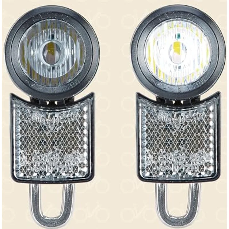 Prophete E-Bike Scheinwerfer 20 Lux, LED mit OSRAM-LED, Edelstahl-Halt, Dynamo geeignet, StVZO-konform – Bild 6