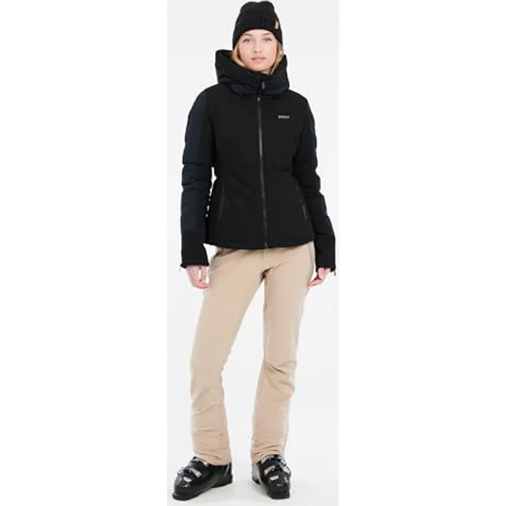 Protest Mercury Skijacke Damen, wetterbeständige Winterjacke in Schwarz mit Isolierung und verstellbarer Kapuze, Größe 42 – Bild 3