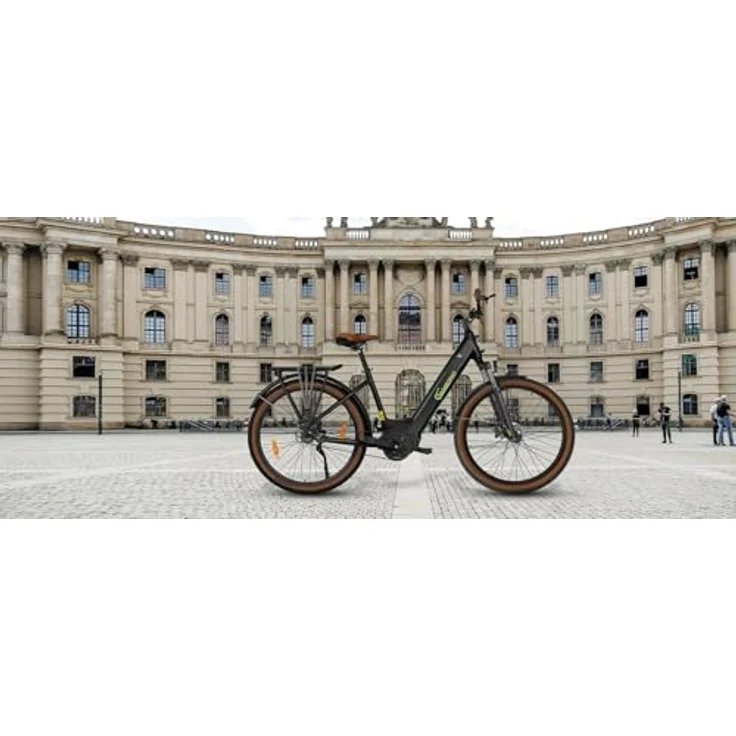 SachsenRAD E-SUV CityBike C5 Centro, Elektrofahrrad mit Mittelmotor, 130 km Reichweite, Diebstahlsicherung, Alarmanlage, hydraulische Scheibenbremsen, IPS Farbdisplay, tiefem Einstieg – Bild 4