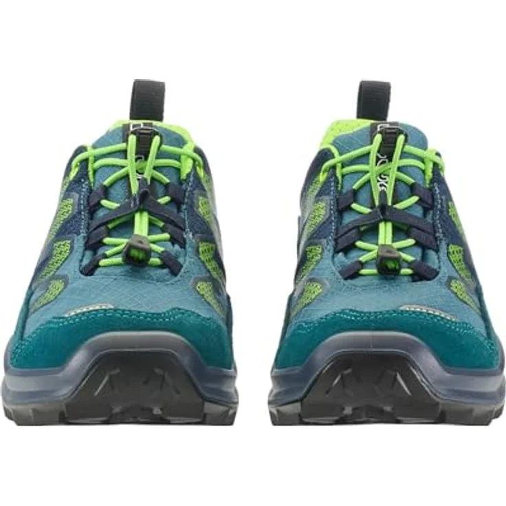 Lowa MADDOX PRO GTX LO JR, Jungen Halbschuh aus Veloursleder, petrol, Größe EUR 31, mit Schnellverschluss und atmungsaktiver Membrane – Bild 3