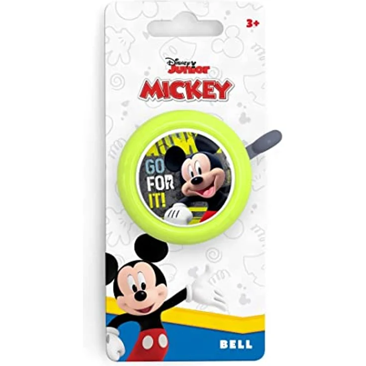 Seven Polska Fahrradklingel für Kinder, Globo mit Frozen, Spiderman, Avengers, Mickey & Minnie Mouse, Durchmesser 5,5 cm – Bild 3