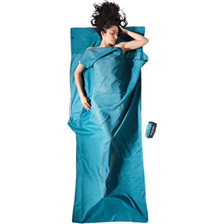 Cocoon Schlafsack 210 cm, Leichter Reiseschlafsack mit Insect Shield Technologie aus ägyptischer Baumwolle – Bild 2