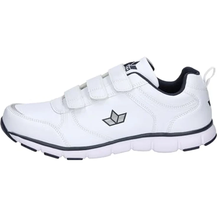 Lico Lionel V, Herren Laufschuhe mit Klettverschluss, Weiß, flexibler Gummiaußensohle und komfortablem Volltextilfutter – Bild 2