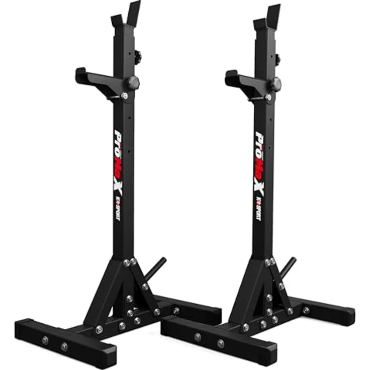K-SPORT Kraftstation 2 x Langhantelständer, Squat-Rack für Langhanteltraining, max. Belastung 250 kg, pulverbeschichtet, Made in EU! – Bild 1