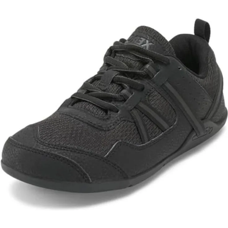 Xero Shoes Minimal-Travelschuhe Prio, Damen Wanderschuh in Schwarz, ultraleicht mit 210g, Modell 2022/2023
