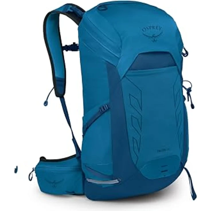 Osprey Talon 26, Wanderrucksack mit atmungsaktiver AirScape-Federung, scoria blue/night shift – Bild 1