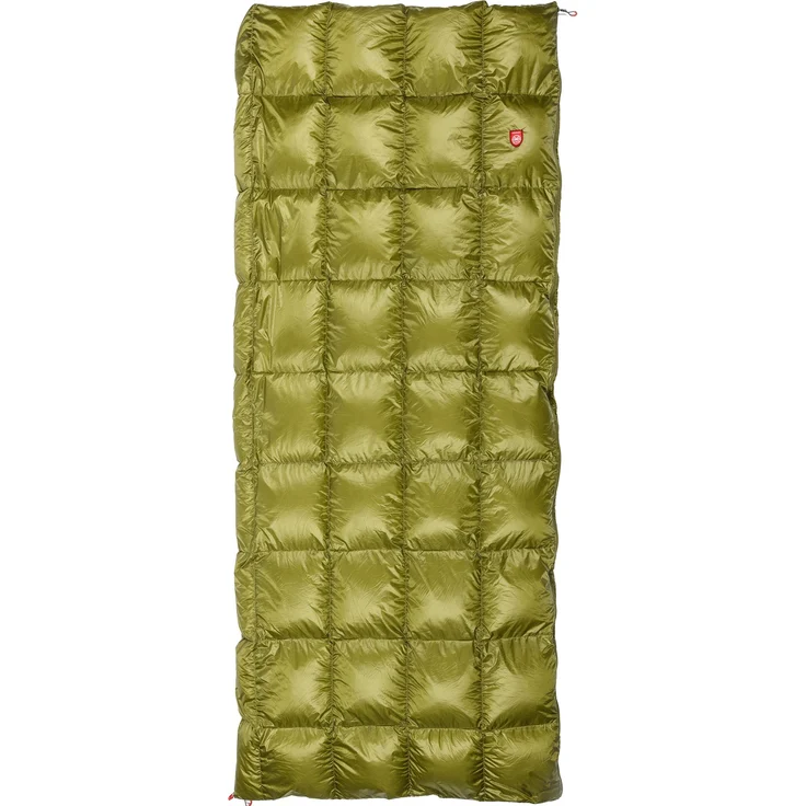 Pajak Quest Blanket Pro, ultraleichter Schlafsack mit 100% Daune, olivgrün, koppelbar