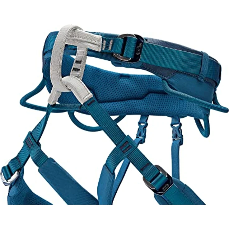 PETZL Adjama Klettergurt Polyamid/Polyethylen/Aluminium Blau XL, verstellbare Beinschlaufen – Bild 3