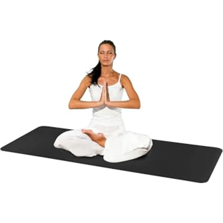 Sport-Thieme Yogamatte "Exklusiv", latexfrei, schadstofffrei, rutschfest, hygienisch, isolierend, 185x70x0,6 cm, 1,8 kg, in DREI Farben – Bild 2