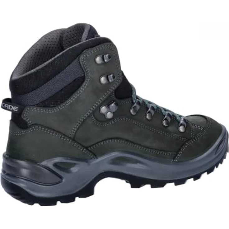No Name Renegade GTX Mid, Damen Wanderschuhe, atmungsaktive und wasserdichte Schuhe, grau/türkis, UK 6.5 (40) – Bild 7