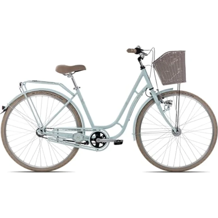 Maxim Style Carry Wave Damenfahrrad 28 Zoll 3 Gang Citybike aus Stahl, Ocean Breeze, Rahmengröße: 48 cm – Bild 1