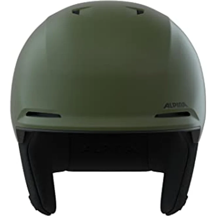 ALPINA BRIX Skihelm, Olive matt, mit herausnehmbarem Innenfutter, robustem Ceramic Shell und Ergo Snow Größenverstellsystem, 51-55 cm – Bild 2