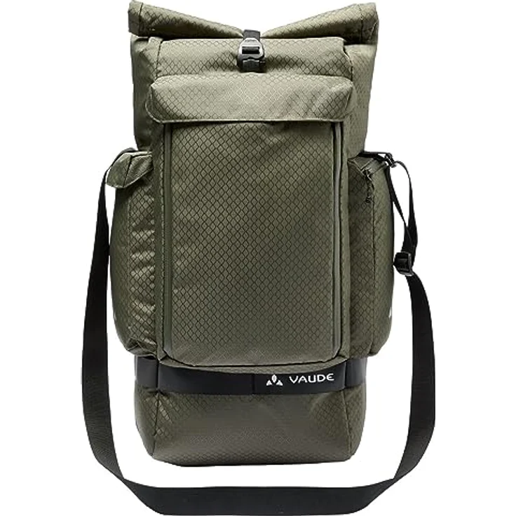 VAUDE Cyclist Back Single, vielseitige Gepäckträgertasche mit 27 l Volumen, inklusive Laptopfach für 15,6 Zoll und Regenhülle – Bild 4