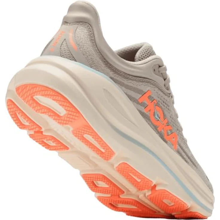 Hoka One One Bondi 9, Laufschuh mit hoher Dämpfung, River Rock Grey / Mineral Ore, Größe 42 – Bild 2