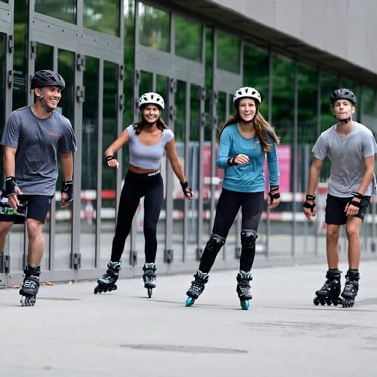 Rollerblade Zetrablade W Nero/Azzurro 25,5, Damen Rollschuhe mit optimierter Rollen/Lager Kombination – Bild 9