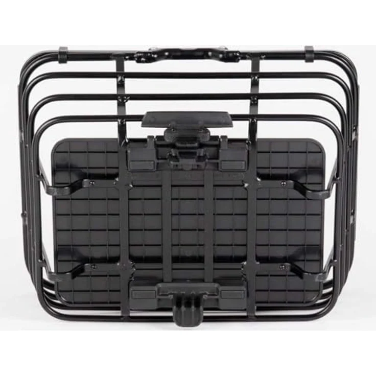 Atran Velo AtranVelo Epic Multi AVS Fahrradkorb, Schwarz, 29 x 40 x 20 cm, inklusive AVS Systemadapter, abnehmbarer Kunststoffboden, mit moosgummibesetztem Tragegriff, Aluminium, kompatibel mit Tiergitter – Bild 5
