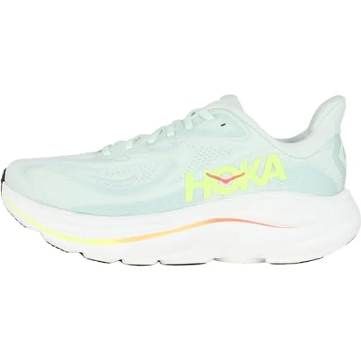 Hoka WIP 0001162031-SLS, Leichte Laufschuhe in SEA GLASS/NEON, Größe 39 1/3, atmungsaktives Jacquard-Mesh, gute Dämpfung, ideal für Straße und Waldwege – Bild 6