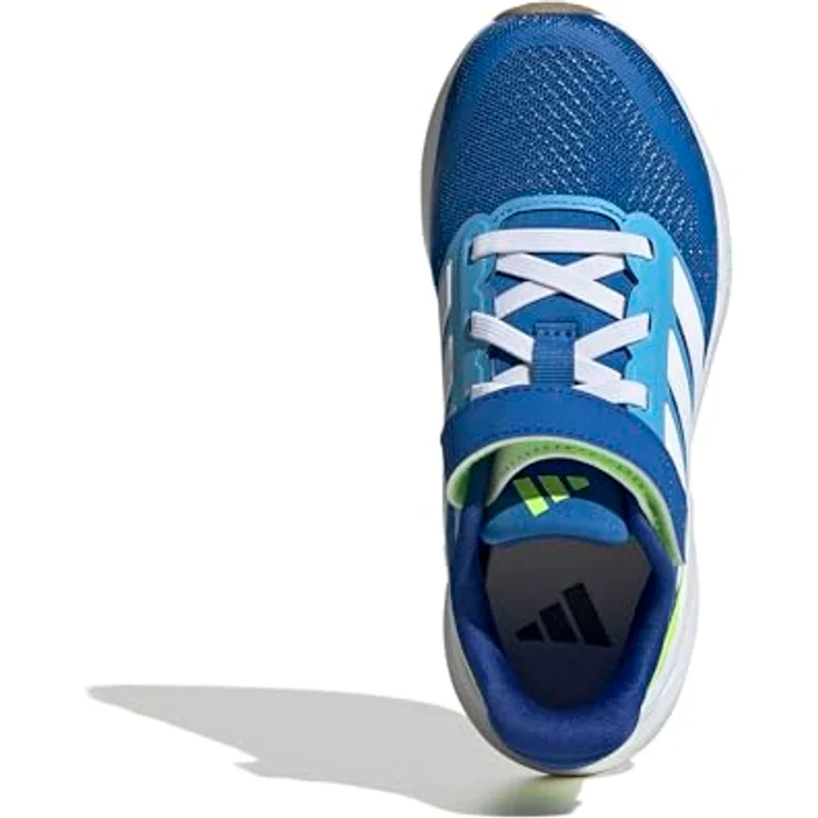 adidas Runfalcon 5 EL C, Kinder Laufschuhe mit Cloudfoam-Dämpfung und elastischen Schnürsenkeln, navy/navy – Bild 4