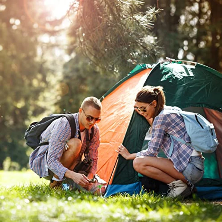 Relaxdays Felsbodenhering 24er Set, Erdanker aus Stahl für harte Böden, 25 cm lang, hellgrün, stabil und rostfrei für sicheres Camping – Bild 5