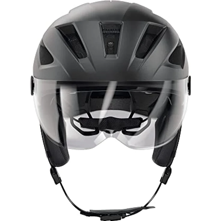 Abus Pedelec 2.0 Ace, Velohelm (52 - 57 cm) mit integriertem Licht und Regenhaube, für urbanen Einsatz – Bild 2